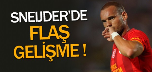 Sneijder'de flash gelime